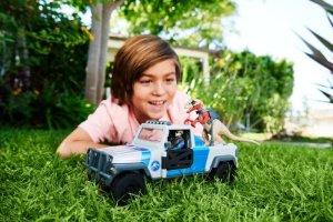 Figurka Mattel Jurassic World Pojazd tropiący - Dinoatak Zestaw do zabawy HKY13 8