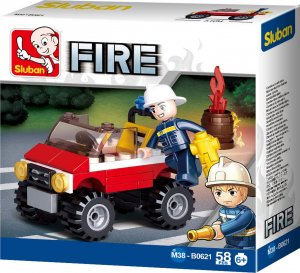 Sluban Klocki SLUBAN Fire Straż Pożarna 58 el. M38-B0621 1