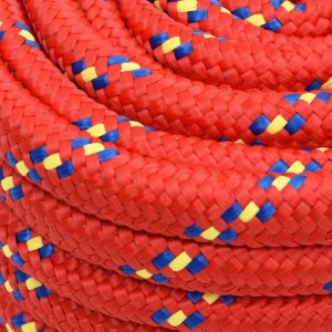 vidaXL vidaXL Linka żeglarska, czerwona, 20 mm, 25 m, polipropylen 4