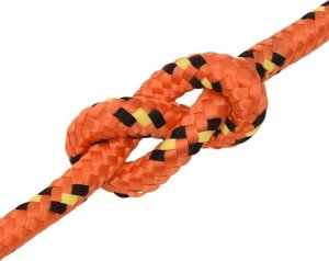 vidaXL vidaXL Linka żeglarska, pomarańczowa, 12 mm, 50 m, polipropylen 5