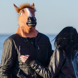 Retoo MASKA GŁOWA KONIA KOŃ NA IMPREZE PRZEBRANIE LATEKSOWA 11