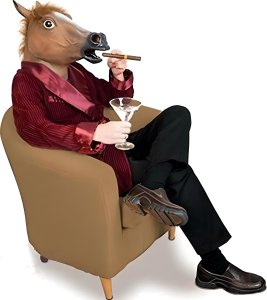 Retoo MASKA GŁOWA KONIA KOŃ NA IMPREZE PRZEBRANIE LATEKSOWA 4