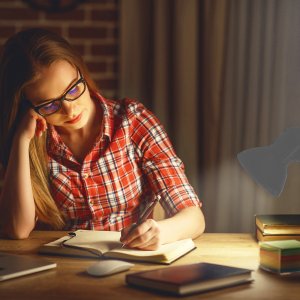 Lampka biurkowa Retoo LAMPKA BIURKOWA NA BIURKO STOŁOWA SZKOLNA NOCNA 9