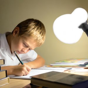 Lampka biurkowa Retoo LAMPKA BIURKOWA NA BIURKO STOŁOWA SZKOLNA NOCNA 10