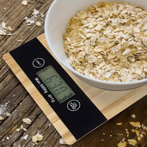 Waga kuchenna Retoo Bambusowa 5kg 1g 4