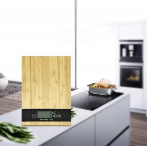 Waga kuchenna Retoo Bambusowa 5kg 1g 7