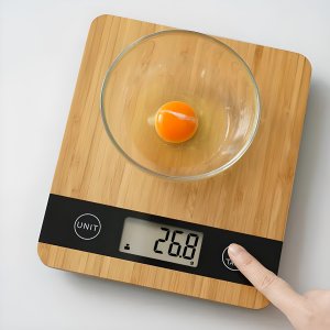 Waga kuchenna Retoo Bambusowa 5kg 1g 8