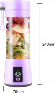 Blender kielichowy Retoo BLENDER MIKSER TURYSTYCZNY USB BEZPRZEWODOWY 380ML 16