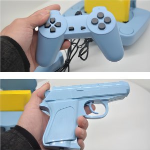 Retoo GRA TELEWIZYJNA KONSOLA 2 PADY PISTOLET GRY RETRO 15
