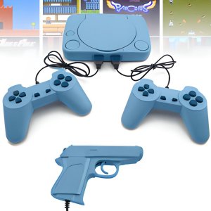 Retoo GRA TELEWIZYJNA KONSOLA 2 PADY PISTOLET GRY RETRO 3