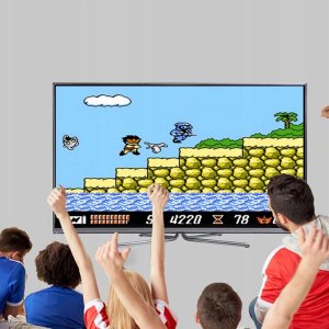 Retoo GRA TELEWIZYJNA KONSOLA 2 PADY PISTOLET GRY RETRO 8