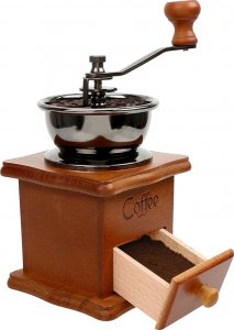 Młynek do kawy Retoo MŁYNEK DO MIELENIA KAWY PIEPRZU DREWNIANY RĘCZNY 2