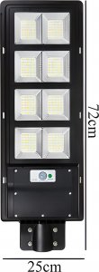 Retoo Lampa Uliczna Led Latarnia Solarna 360w + Pilot (Uchwyt Montażowy M004b) 16