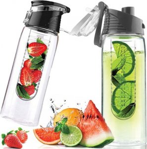 Retoo Bidon infuser butelka na wodę pojemnik owoce 700ml 1