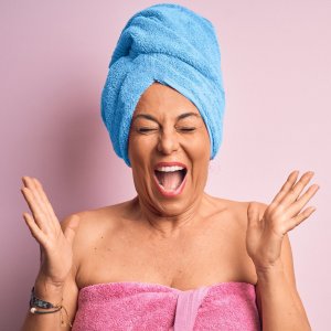 Retoo GRUBY CHŁONNY RĘCZNIK NA GŁOWE TURBAN DO WŁOSÓW 13