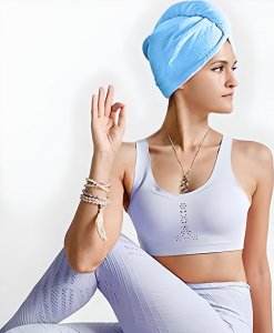 Retoo GRUBY CHŁONNY RĘCZNIK NA GŁOWE TURBAN DO WŁOSÓW 5