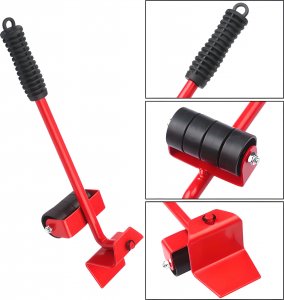 Retoo ZESTAW ROLKI DO TRANSPORTU PRZESUWANIA MEBLI 150KG 13