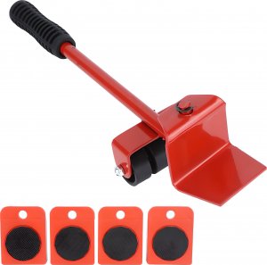 Retoo ZESTAW ROLKI DO TRANSPORTU PRZESUWANIA MEBLI 150KG 14