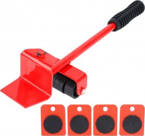 Retoo ZESTAW ROLKI DO TRANSPORTU PRZESUWANIA MEBLI 150KG 2