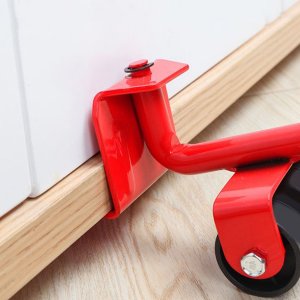 Retoo ZESTAW ROLKI DO TRANSPORTU PRZESUWANIA MEBLI 150KG 3