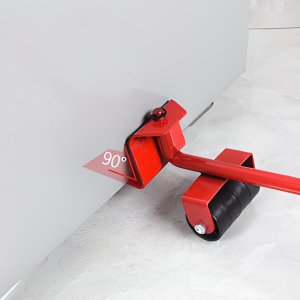 Retoo ZESTAW ROLKI DO TRANSPORTU PRZESUWANIA MEBLI 150KG 5