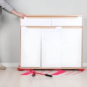 Retoo ZESTAW ROLKI DO TRANSPORTU PRZESUWANIA MEBLI 150KG 6