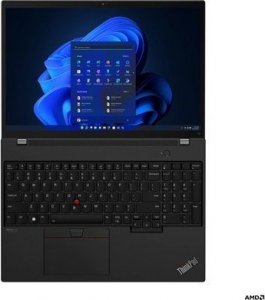 Laptop Lenovo Lenovo ThinkPad T16 (Gen 1) Czarny, 16", IPS, WUXGA, 1920 x 1200, Przeciwodblaskowy, AMD Ryzen 7 PRO, 6850U, 16 GB, Wlutowany LP 8