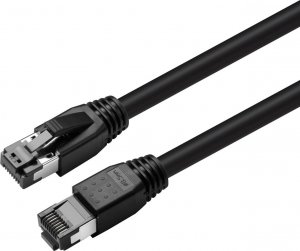 MicroConnect CAT8.1 S/FTP 0,25m Black LSZH 1