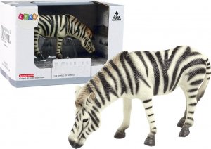 Figurka LeanToys Duża Figurka Kolekcjonerska Zebra Zwierzęta Świata 1