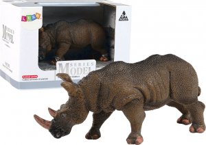 Figurka LeanToys Duża Figurka Kolekcjonerska Nosorożec Zwierzęta Świata 1