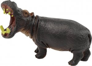 Figurka LeanToys Duża Figurka Kolekcjonerska Hipopotam Zwierzęta Świata 2