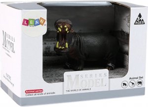 Figurka LeanToys Duża Figurka Kolekcjonerska Hipopotam Zwierzęta Świata 3