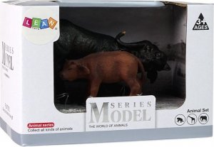 Figurka LeanToys Figurka Bawoła Cielątko Zwierzęta Afrykańskie Zoo 4