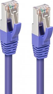 MicroConnect CAT6A S/FTP 15m Purple LSZH 1