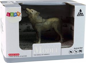 Figurka LeanToys Zestaw Figurka Wilk Szary Zwierzęta 3