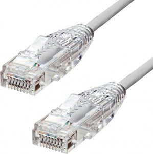 ProXtend ProXtend Ultra Slim CAT6A U/UTP CU LSZH Ethernet Cable Grey 1.5m 1