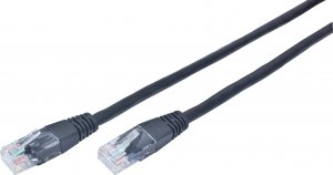 Gembird Kabel sieciowy UTP Gembird PP12-10M/BK kat. 5e, Patch cord RJ-45 (10 m) 1
