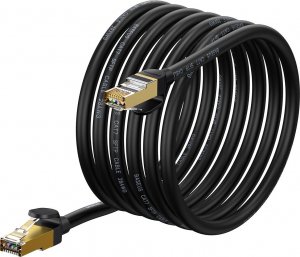 Baseus Kabel sieciowy Baseus Ethernet RJ45, 10Gb, 5m (czarny) 1