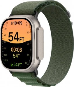 Alogy Alogy Pasek nylonowy Sport Strap do zegarka do Apple Watch 4/5/6/7/8/SE/Ultra (42/44/45/49mm) Zielony uniwersalny 12