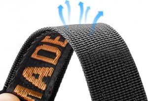 Dux Ducis Dux Ducis Strap (Outdoor  Version) pasek Apple Watch Ultra, SE, 8, 7, 6, 5, 4, 3, 2, 1 (49, 45, 44, 42  mm) nylonowa opaska bransoleta czarno-pomarańczowy 4