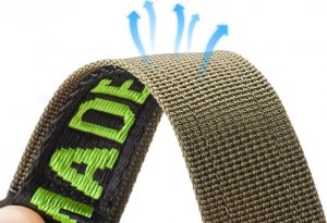 Dux Ducis Dux Ducis Strap (Outdoor  Version) pasek Apple Watch Ultra, SE, 8, 7, 6, 5, 4, 3, 2, 1 (49, 45, 44, 42  mm) nylonowa opaska bransoleta czarno-zielony 4