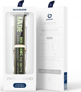 Dux Ducis Dux Ducis Strap (Outdoor  Version) pasek Apple Watch Ultra, SE, 8, 7, 6, 5, 4, 3, 2, 1 (49, 45, 44, 42  mm) nylonowa opaska bransoleta czarno-zielony 5