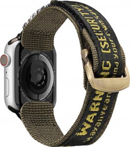 Dux Ducis Dux Ducis Strap (Outdoor  Version) pasek Apple Watch Ultra, SE, 8, 7, 6, 5, 4, 3, 2, 1 (49, 45, 44, 42  mm) nylonowa opaska bransoleta żółto-zielony 2