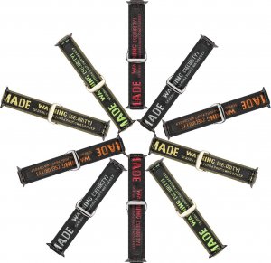 Dux Ducis Dux Ducis Strap (Outdoor  Version) pasek Apple Watch Ultra, SE, 8, 7, 6, 5, 4, 3, 2, 1 (49, 45, 44, 42  mm) nylonowa opaska bransoleta żółto-zielony 3