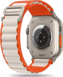 Braders Pasek Nylon Pro do Apple Watch 4 / 5 / 6 / 7 / 8 / SE / Ultra (42 / 44 / 45 / 49 mm) Orange / Mousy 1