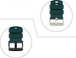 Braders Pasek Silikonowy do Huawei Watch GT / GT2 / GT2 Pro czarny 6