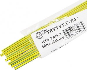 Trytyt 10x Koszulka termokurczliwa RTS 2,4/1,2 żół zielo 1