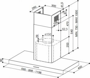 Okap Faber NAS RTV AGD Okap przyścienny Faber STILO SMART X 60 INOX 2