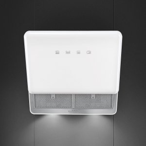 Okap Smeg NAS RTV AGD Okap przyścienny Smeg KFAB75WH 75cm 797 m/h 2