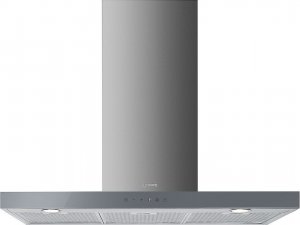 Okap Smeg NAS RTV AGD Okap przyścienny SMEG KS905SXE2 90cm Srebrne szkło 1